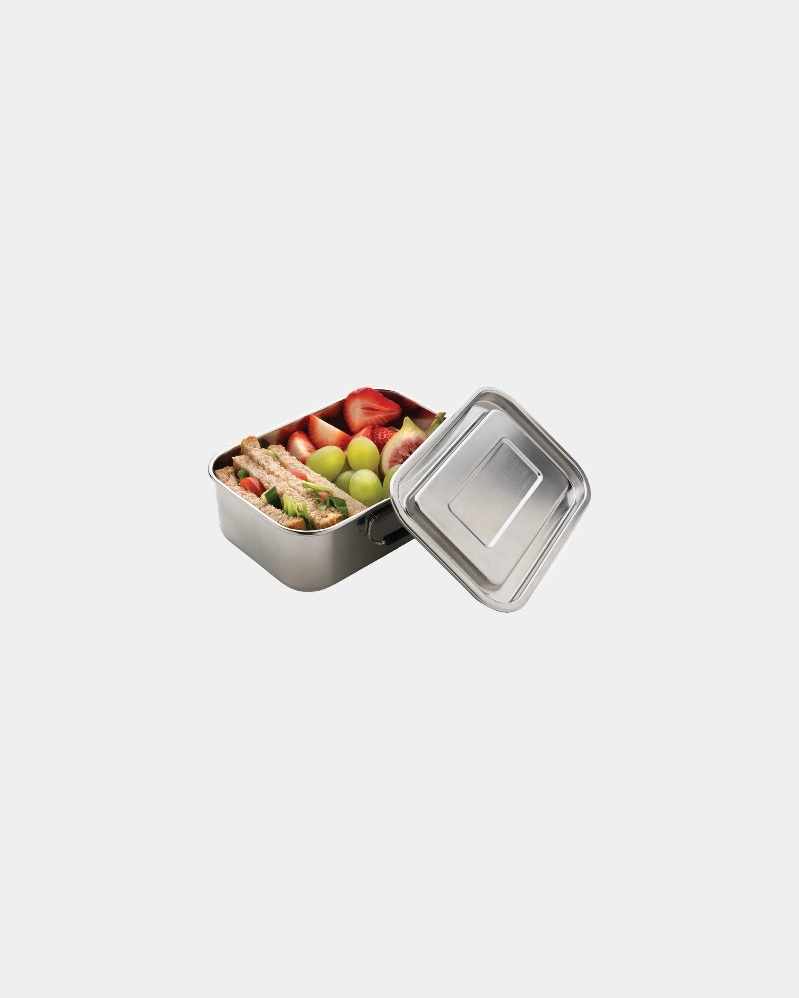 Lunchbox waterdicht gerecycled rvs 0,8L om te personaliseren